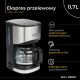 12. Adler AD 4407 Filterkaffeemaschine (550W; schwarz)