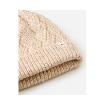 3. RIP CURL Premium Reg Pom Pom Beanie Beige