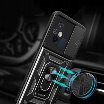 4. Tech-Protect CamShield Pro Hülle für Xiaomi Redmi 12C – Schwarz
