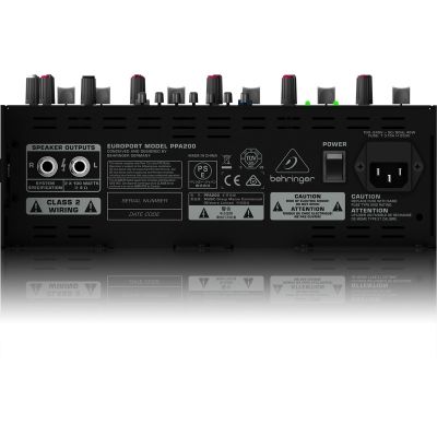 5. Behringer PPA200 PA-System, 200 W, Stand-PA-System, Schwarz