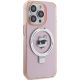 4. Karl Lagerfeld KLHMP15XHMRSCHP iPhone 15 Pro Max 6,7" rosa/rosa Hardcase Ringständer Choupette Head MagSafe
