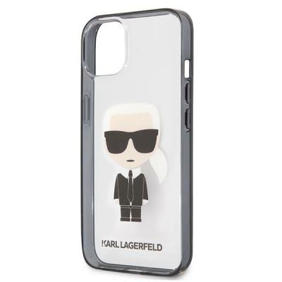6. Karl Lagerfeld Iconik Karl Case für iPhone 13 mini - Transparent