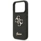 6. Guess Fixed Glitter Big 4G Hülle für iPhone 17 Pro / 18 Pro - Schwarz