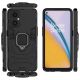 9. Ring Armor robuste Hybrid-Hülle + magnetischer Halter für OnePlus Nord N20 5G schwarz