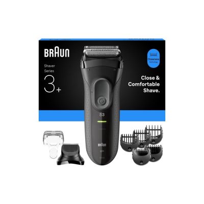 3. Braun 3000BT Akku 5 7mm Nass- und Trockenbürste Schwarz, Grau