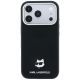 3. Karl Lagerfeld MagSafe-Schutzhülle aus Metall mit Choupette-Kopf-Motiv für iPhone 17 Pro Max / 18 Pro Max – Schwarz