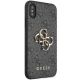4. Guess 4G Big Metal Logo iPhone X/XS Hülle - Grau