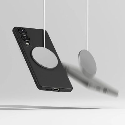 6. Ringke Onyx Magnetische Magsafe Hülle für Samsung Galaxy S25 Edge - Schwarz