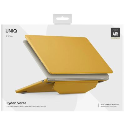 8. UNIQ Lyden Versa Hülle für MacBook Air 13" 2022 / 2024 / 2025 / 2026 - Gelb
