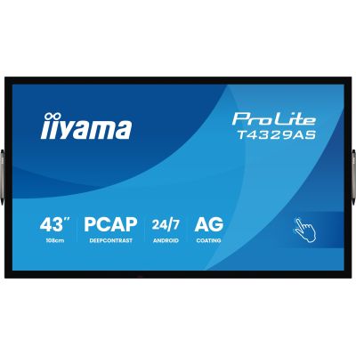 3. IIYAMA Monitor 108 cm (42,5") T4329AS-B1AG 16:9 M-Touch 2x HDMI + USB-C