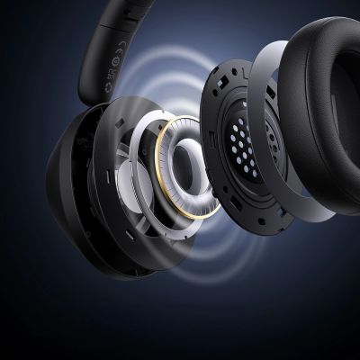 13. Baseus Bass 30 Max On-Ear-Bluetooth 5.3-Funkkopfhörer – Schwarz