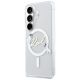 2. Karl Lagerfeld IML KC Script MagSafe Hülle für Samsung Galaxy S26 Plus - Transparent