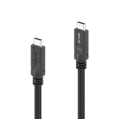 2. PureLink PI6600-030 USB-Kabel USB4 Gen 2x2 3m USB-C 20 Gbit/s 100W Schwarz