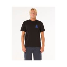 RIP CURL Vaporcool Search Stack Tee Schwarz