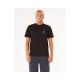 RIP CURL Vaporcool Search Stack Tee Schwarz