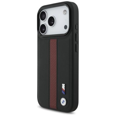 2. BMW M Perforated Stripe Logo MagSafe Case für iPhone 17 Pro – Rot