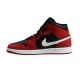 2. Air Jordan 1 Mid Herren-Basketballschuh Schwarz/Gym Red/Weiß - DQ8426-061