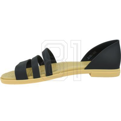2. Crocs Tulum Open Flat W 206109-00W Sandalen