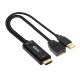 2. CLUB3D HDMI 2.0 auf DisplayPort 1.2 4K60Hz HDR M/F Aktivadapter Schwarz