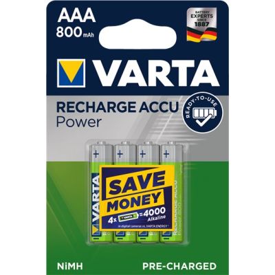 VARTA Ready2Use 56703101404 AAA wiederaufladbarer Akku (800mAh ; Ni-MH)