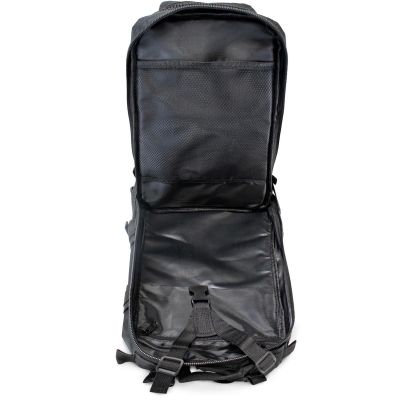6. Schwarzer Militärrucksack SEMI LINE
