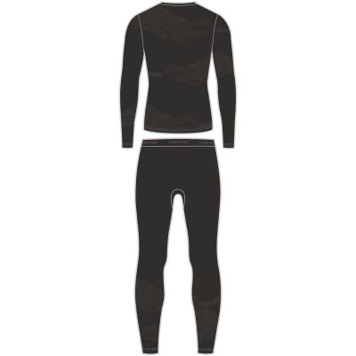 10. VIKING Gasher Man Set Merino Herrenunterwäsche Größe M schwarz