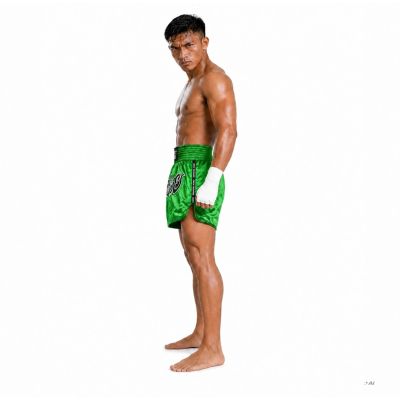 4. Herren-Thai-Shorts PASTEL GREEN V2 COMBATWEAR | DBX Bushido