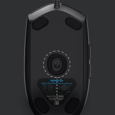 3. Logitech G203 Lightsync Maus
