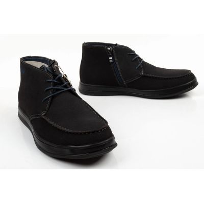 6. Lee Cooper Herrenschuhe, elegante Leder-Ankle-Boots mit Reißverschluss