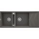 Magnetische Granitspüle, 2 Becken, mit Abtropffläche ZRM_T213 5907650817222