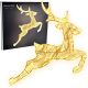 Rentier-Lichterkette 79 x 73 cm, 540 LEDs, Gold