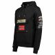 3. Herren-Sportpullover Geographical Norway GYMCLASS BLACK DB MEN 100 mit Kapuze, schwarz (WU4185H-GN-BLACK)