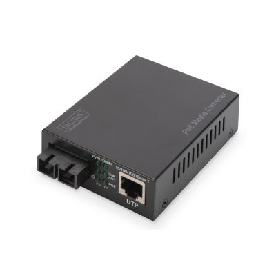 7. Gigabit PoE Medienkonverter RJ45 / SC, MM, PSE
