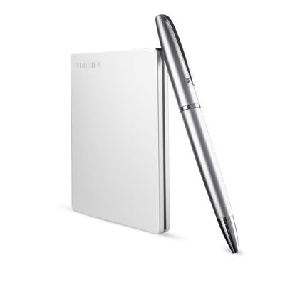 2. Toshiba Canvio Slim Externe Festplatte 2 TB 2,5" Micro-USB B 3.2 Gen 1 (3.1 Gen 1) Silber