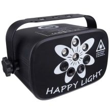 LIGHT4ME PARTY LIGHT 1 – LED-Effekt, Disco-Laser-UV-Beleuchtung