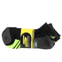 Skechers 3er-Pack Herren 1/2 Terry Q-Black Socken S114981-HBLK Schwarz 41-46