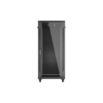 2. LANBERG Standschrank 19" 27U 600x1000 Schwarz