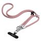 13. Tech-Protect C10S Crossbody-Handytasche (114 cm) + Handschlaufe (31 cm) – Pinkfarbenes Titan