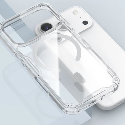 8. Nillkin Nature TPU Pro MagSafe-kompatible Hülle für iPhone 17 Pro – Weiß