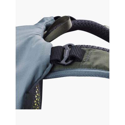 5. EVOC Stage 6 Trinkrucksack mit Trinkblase 2 und Wasserreservoir, Stahlviolett Dunkeloliv