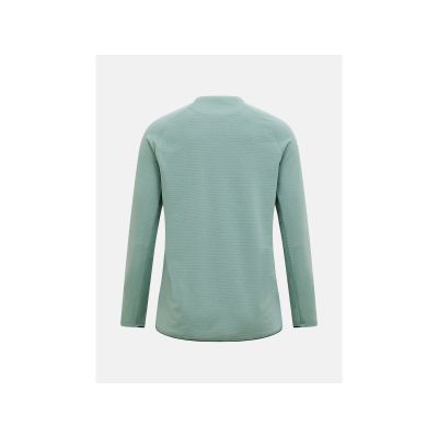 2. PEAK PERFORMANCE W Freelight Polartec Power Grid Crew Sweatshirt für Damen, Grün
