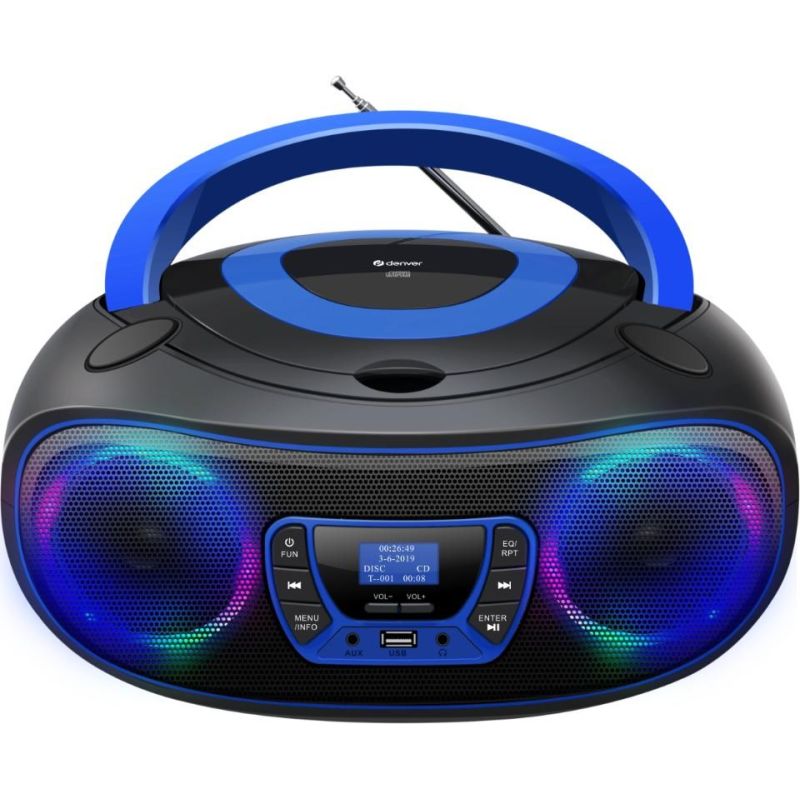 Denver TDB-212BU Boombox Blau