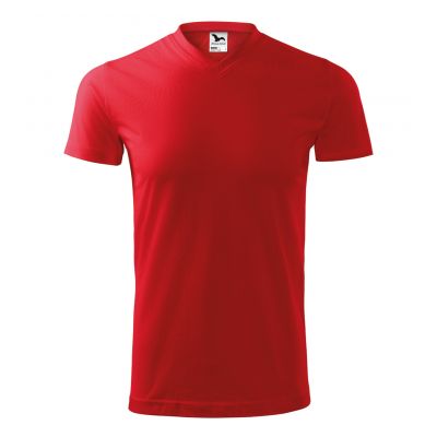 5. Malfini Heavy V-Ausschnitt T-Shirt M MLI-11107 rot