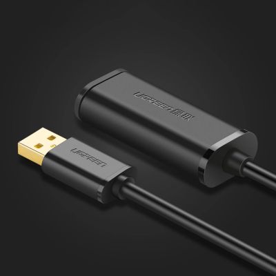 8. Ugreen USB 2.0 Aktives Verlängerungskabel 480 Mbit/s 10 m Schwarz (US121 10321)