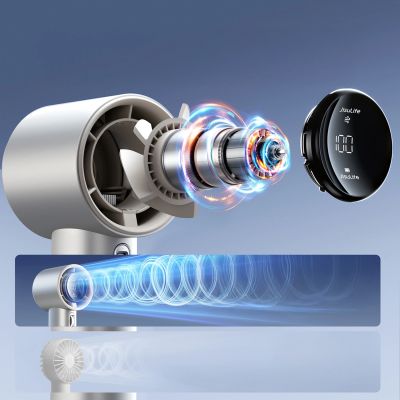 4. Jisulife Handventilator Pro1 S 5000mAh FA53PRO Mini-Gebläse Tragbarer USB-Ventilator Metall - Hellbraun