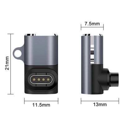 3. Wozinsky WAYGS1 USB-C-Adapter für Garmin Smartwatch - Grau