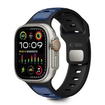 Tech-Protect IconBand Line Armband für Apple Watch 44 / 45 / 46 / 49 mm - Schwarz und Marineblau
