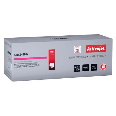 Activejet ATB-243MN Toner (ersetzt Brother TN-243M; Supreme; 1000 Seiten; rot)