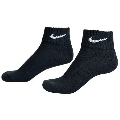 Nike Value Baumwoll-Viertel-Socken, 3 Paar, SX4926 001