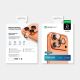 5. AmazingThing AR Saphir-Kameralinsenglas für iPhone 17 Pro / Pro Max – mit orangefarbenem Rahmen